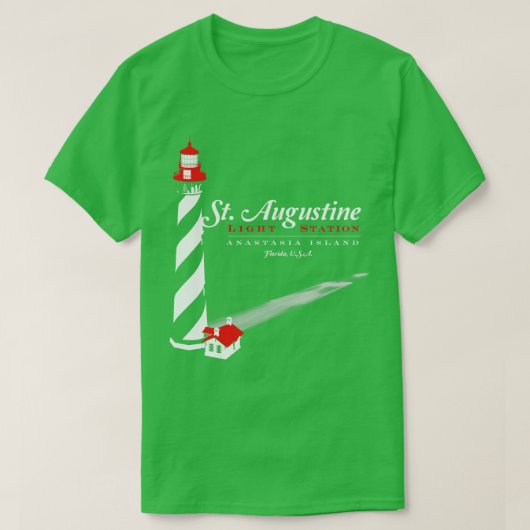 St Augustine Lighthouse T-shirt (Design voorkant)