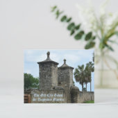St Augustine Old City graast Historic Florida Briefkaart (Staand voorkant)