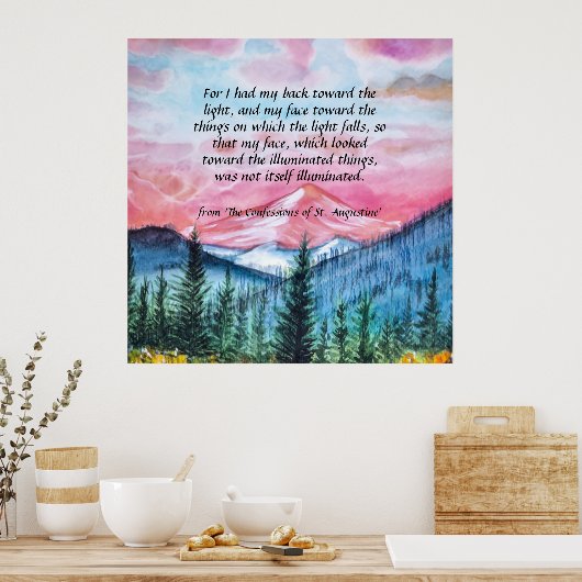 St. Augustine Poster (Keuken)