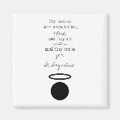 St. Augustine Quote Magnet (Voorkant)