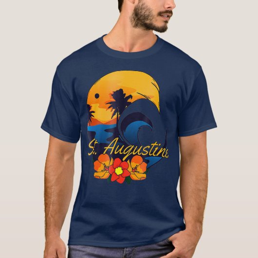 St Augustine Reizen Souvenir Gift T-shirt (Voorkant)