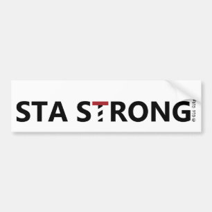 St. Augustine - STA STRONG Bumpersticker