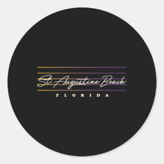 St Augustine stijl Florida Ronde Sticker