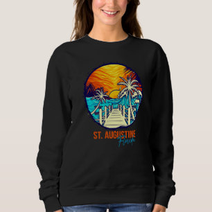 St Augustine Sunset Matching Vacation Friends Fami Trui