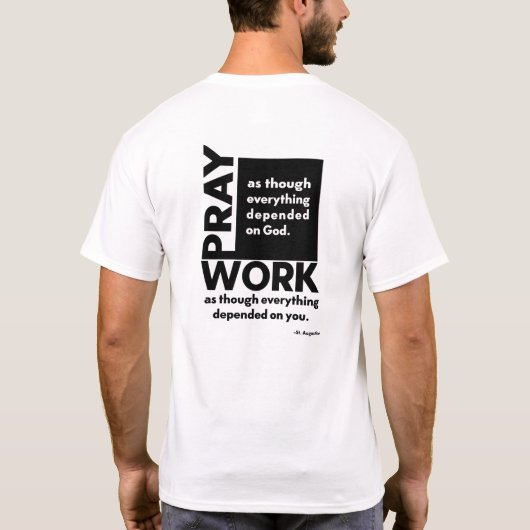 St. Augustine T-Shirt (Achterkant)