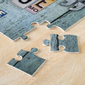 St Augustine Travel Quote License Bord Art Legpuzzel (Zijkant)