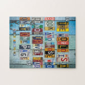 St Augustine Travel Quote License Bord Art Legpuzzel (Horizontaal)