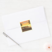  St. Augustine Vierkante Sticker (Envelop)
