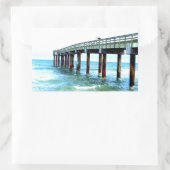 St. Augustine Vist Pier Rechthoekige Sticker (Tas)