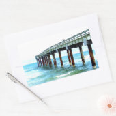 St. Augustine Vist Pier Rechthoekige Sticker (Envelop)