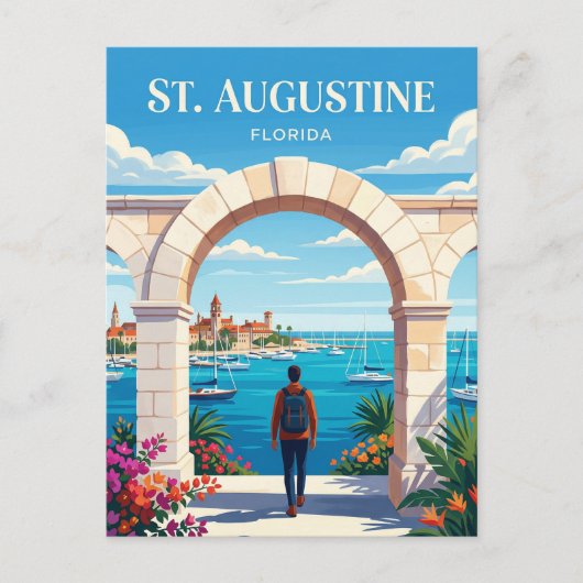 St. Augustine VS Briefkaart (Voorkant)