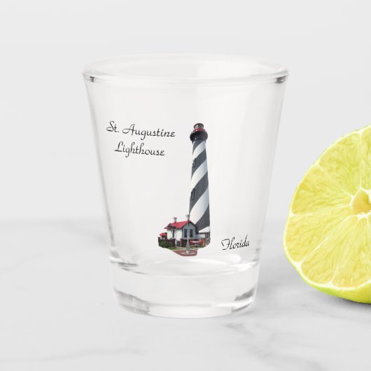 St. Augustine vuurtoren borrelglas Shot Glas (Voorkant)