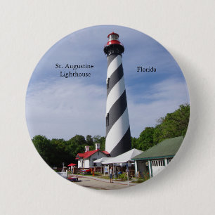 St. Augustine Vuurtoren Button