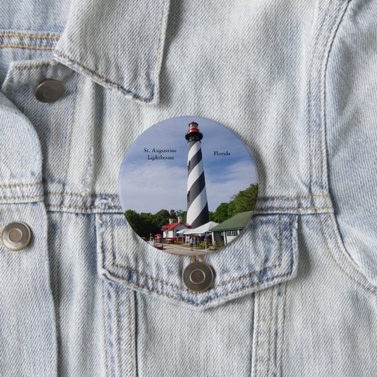 St. Augustine Vuurtoren Button (In situ)