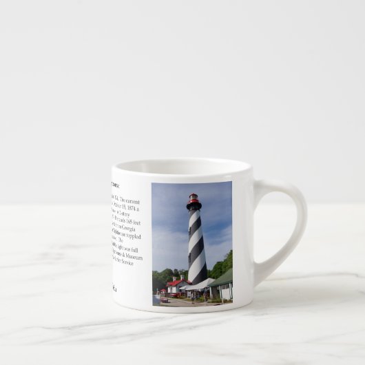 St. Augustine Vuurtoren espresso mok (Rechts)