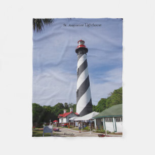 St. Augustine Vuurtoren fleece deken