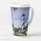 St. Augustine Vuurtoren Latte mok (Rechterhoek)