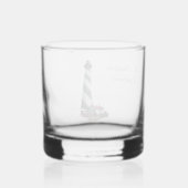 St. Augustine vuurtoren rots glas (Achterkant)