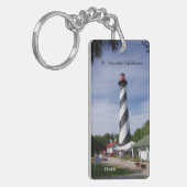 St. Augustine Vuurtoren sleutelhanger (Voorkant Links)