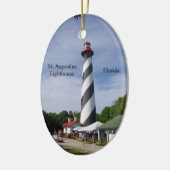St. Augustine vuurtorenornament Keramisch Ornament (Links)