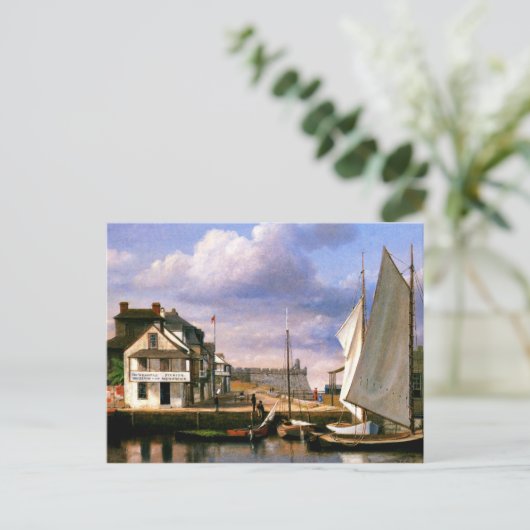 St. Augustine Waterfront schilderij Briefkaart (Staand voorkant)