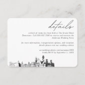 St Augustine Wedding Hotel Kamer Blok Details Informatiekaartje (Voorkant)