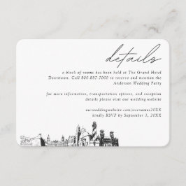 St Augustine Wedding Hotel Kamer Blok Details Informatiekaartje