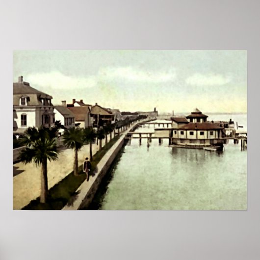 St. Augustine, Zee Wall Florida Poster (Voorkant)