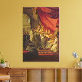 St. Augustinus als bisschop Canvas Afdruk (Insitu (Woonkamer))