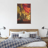 St. Augustinus als bisschop Canvas Afdruk (Insitu (Slaapkamer))