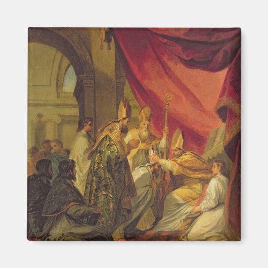 St. Augustinus als bisschop Magneet (Voorkant)