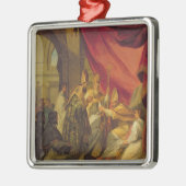 St. Augustinus als bisschop Metalen Ornament (Links)