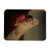 St. Augustinus en zijn moeder St. Monica, 1855 Magneet (Horizontaal)