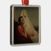 St. Augustinus en zijn moeder St. Monica, 1855 Metalen Ornament (Rechts)