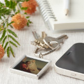 St. Augustinus en zijn moeder St. Monica, 1855 Sleutelhanger (Zijkant)