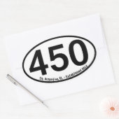 St. Augustinus, Florida - opgericht op 1565 - 450t Ovale Sticker (Envelop)