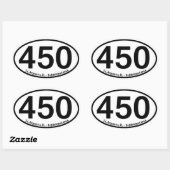 St. Augustinus, Florida - opgericht op 1565 - 450t Ovale Sticker (Vel)