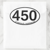 St. Augustinus, Florida - opgericht op 1565 - 450t Ovale Sticker (Tas)