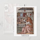 St. Augustinus gebed door Sandro Botticelli Briefkaart (Voorkant / Achterkant)