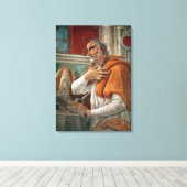 St. Augustinus in zijn cel, c.1480 Canvas Afdruk (Insitu (Houten vloer))