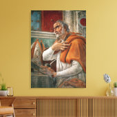 St. Augustinus in zijn cel, c.1480 Canvas Afdruk (Insitu (Woonkamer))