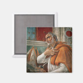 St. Augustinus in zijn cel, c.1480 Magneet (Voorkant / Achterkant)