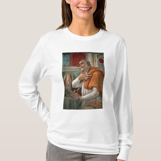 St. Augustinus in zijn cel, c.1480 T-shirt (Voorkant)