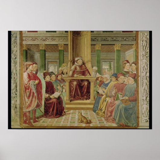 St. Augustinus Reading Rhetoric Poster (Voorkant)