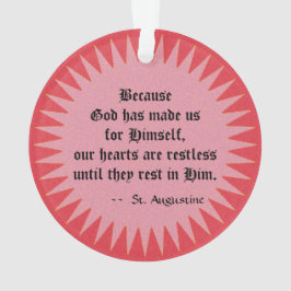 St. Augustinus van Hippo (SAU 047; detail) Ornament