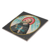 St. Augustinus van Hippo (SAU 047; detail) Tegeltje (Zijkant)