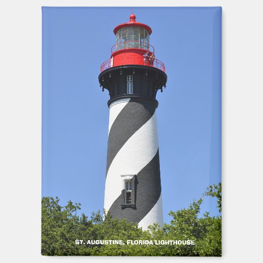 St. Augustinus, vuurtoren van Florida Magneet (Voorkant)