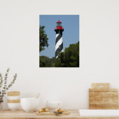St. Augustinus, vuurtoren van Florida Poster (Keuken)