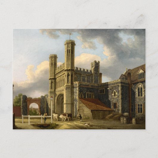 St Augustinus's Gate Canterbury England Briefkaart (Voorkant)