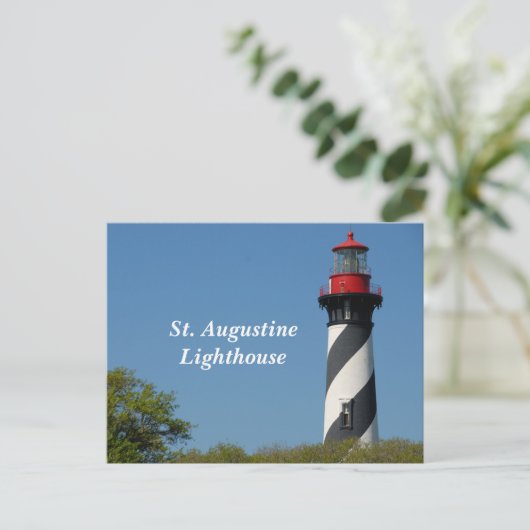 St Augustrine Lighthouse Briefkaart (Staand voorkant)